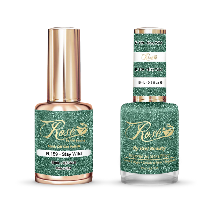 iGel 0.5oz, ROSE Collection, Gel Polish + Nail Lacquer, #159, Stay Wild