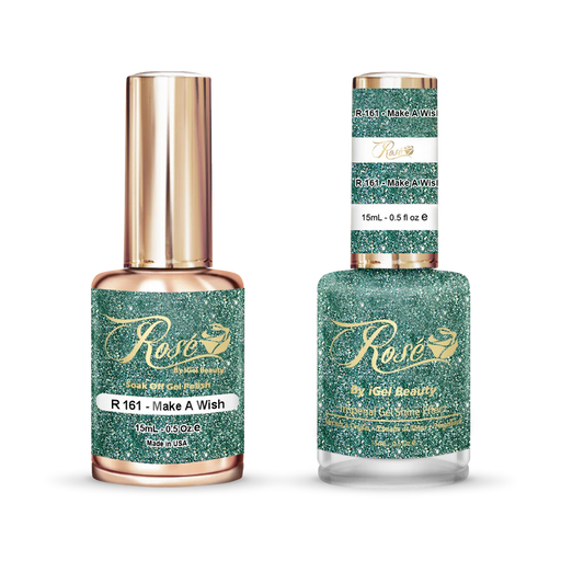 iGel 0.5oz, ROSE Collection, Gel Polish + Nail Lacquer, #161, Make A Wish