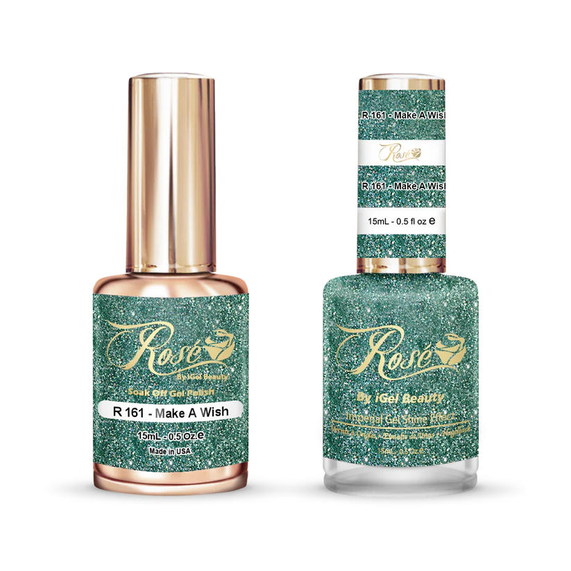 iGel 0.5oz, ROSE Collection, Gel Polish + Nail Lacquer, #161, Make A Wish