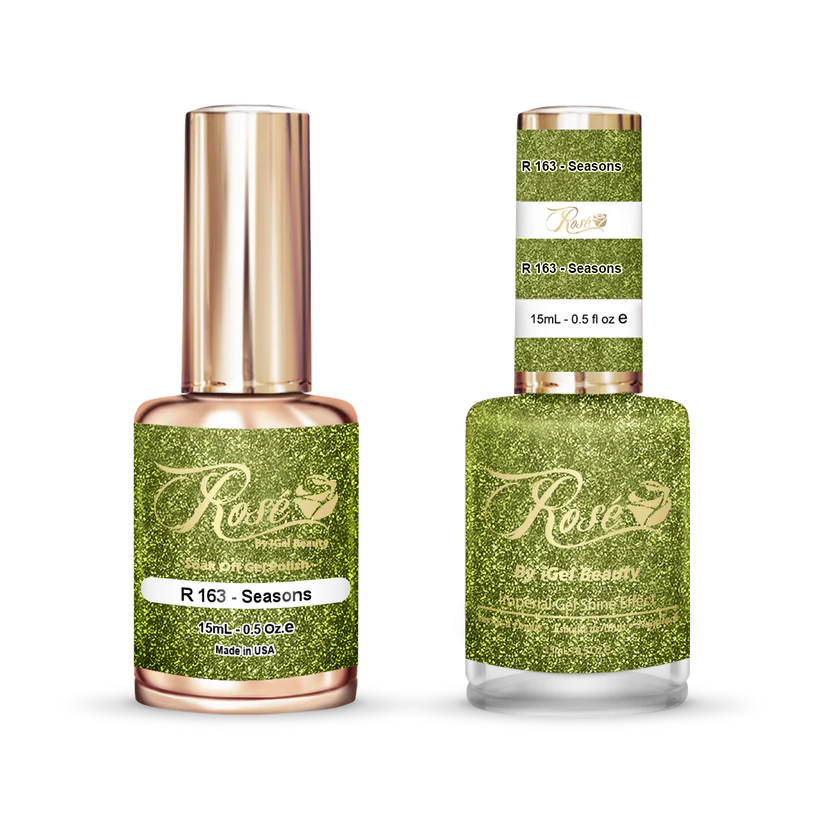 iGel 0.5oz, ROSE Collection, Gel Polish + Nail Lacquer, #163, Seasons