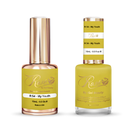 iGel 0.5oz, ROSE Collection, Gel Polish + Nail Lacquer, #054, My Youth