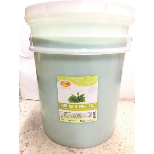 SpaRedi Pedi Bath Fine Salt, Green Tea (New), 5Gal, 07480 OK0325MD