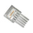 Cre8tion Disposable Mini Nail File - Plastic Center Zebra, Grit 100/180, CASE (Pk: 100 packs/case)