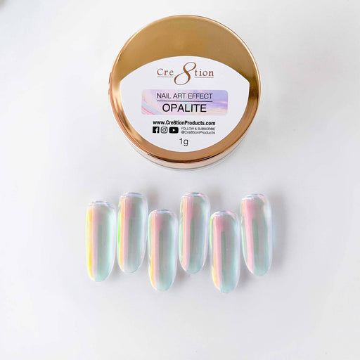 Cre8tion Nail Art Effect 1g - OPALITE (Pk: 6 jars/pack, 1000 jars/case)