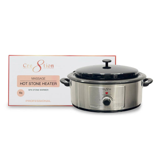 Cre8tion Massage Hot Stone Heater - 6 Quart, 110V, 750W