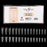 Cre8tion Nail Building - Tip Double Mold 9, Sizes 15, BOX (Pk: 240 pcs/box)