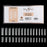 Cre8tion Nail Building - Tip Double Mold 10, Sizes 15, BOX (Pk: 240 pcs/box, 100 boxes/case)