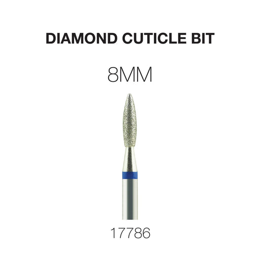 Cre8tion Diamond Cuticle Bit 8 mm (Pk: 25 pcs/box)