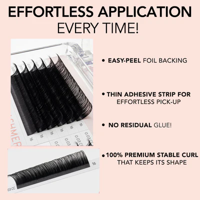 Kiara Sky Easy Fan Cashmere Lashes – 0.05mm C Curl