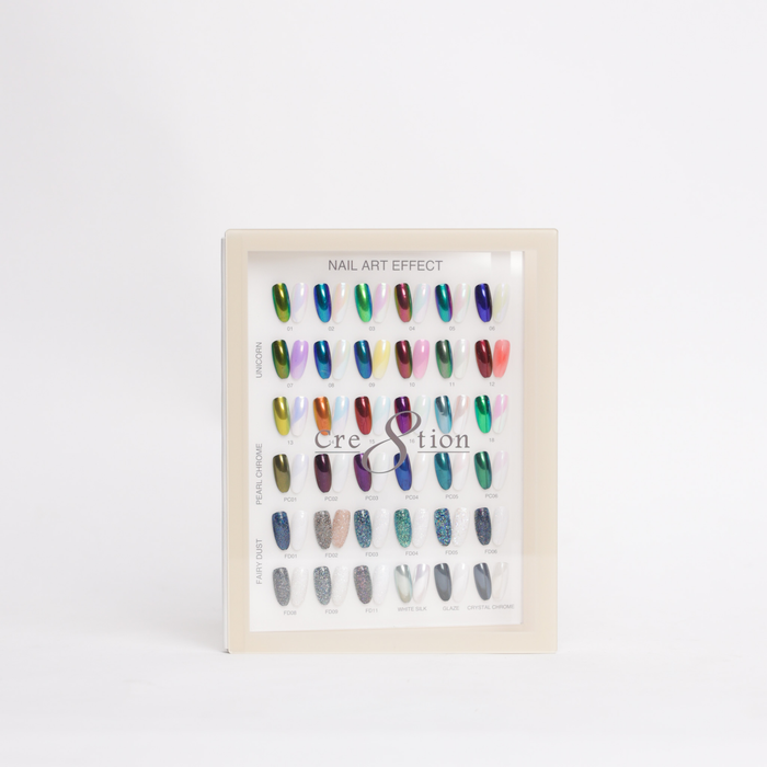 Cre8tion Acrylic Booklet - Nail Art Efects (36 colors)