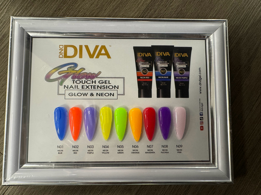 DND Diva 2oz GLOW Touch Gel Collection 000