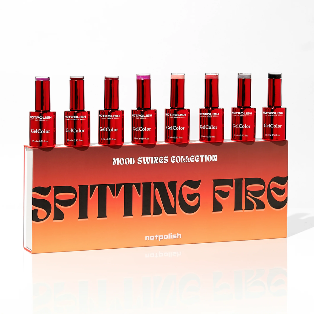 NotPolish 0.5oz SPITTING FIRE BUNDLE - MOOD SWINGS Collection 000