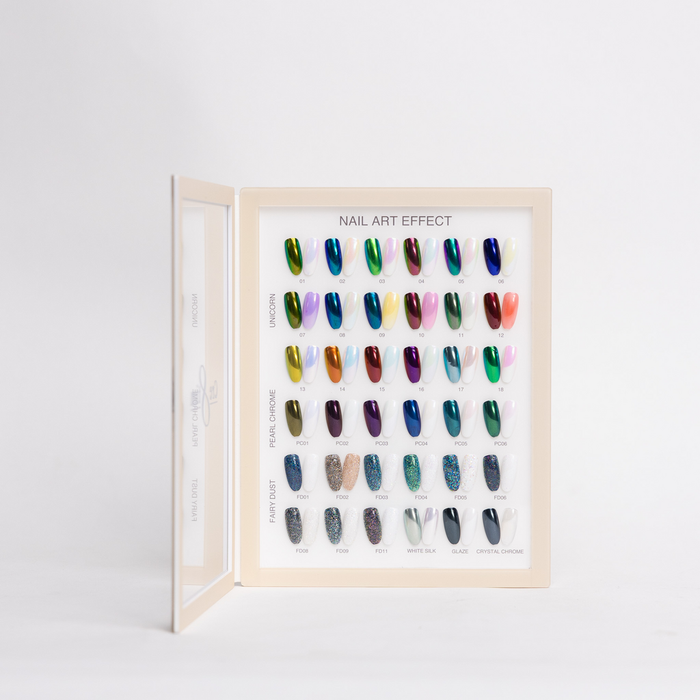 Cre8tion Acrylic Booklet - Nail Art Efects (36 colors)
