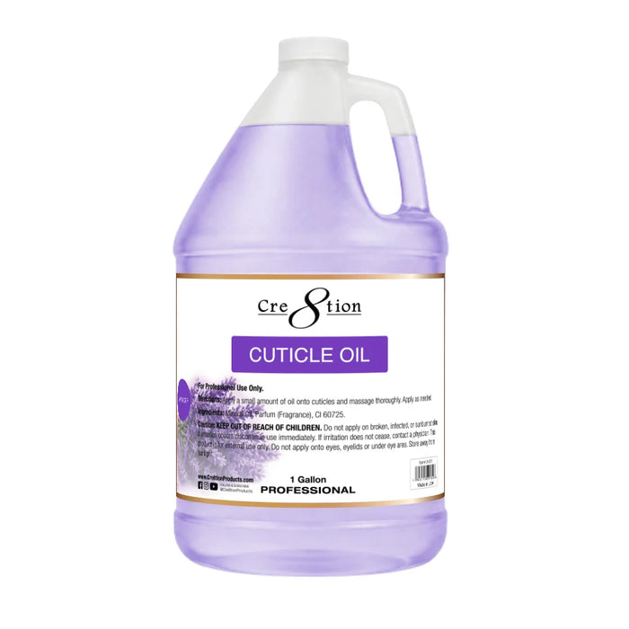 Cre8tion Cuticle Oil 1 Gallon - Lavender (Pk: 4 gl/case)