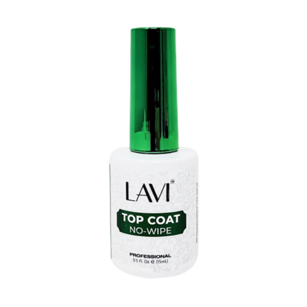 Lavi Top Coat No-Wipe, 0.5oz, 16034 (Packing: 25 pcs/box, 200 pcs/case)