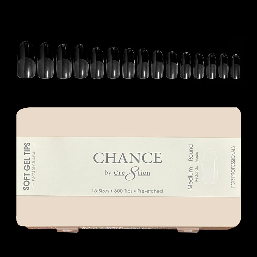 Chance Soft Tips - MEDIUM ROUND, BOX (Pk: 600 pcs/box)