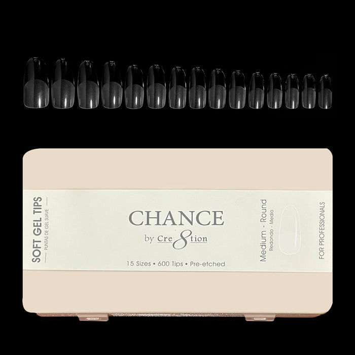 Chance Soft Tips - MEDIUM ROUND, BOX (Pk: 600 pcs/box)