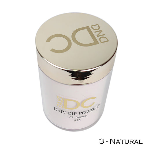 DC 16oz Dipping Powder, PINK & WHITE, NATURAL, DC3 (PK: 22 jars/case)