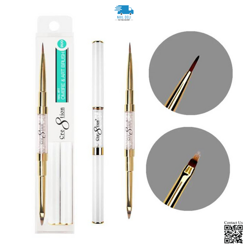 Cre8tion Duo Nail Art Brush, Paint and Ombre