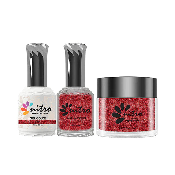 Nitro 3in1 Dipping Powder + Gel Polish + Nail Lacquer, Nitro Collection, NITRO258 OK0924MN