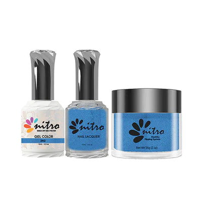 Nitro 3in1 Dipping Powder + Gel Polish + Nail Lacquer, Nitro Collection, NITRO262 OK0924MN