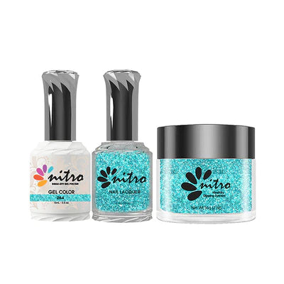 Nitro 3in1 Dipping Powder + Gel Polish + Nail Lacquer, Nitro Collection, NITRO264 OK0924MN