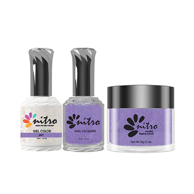 Nitro 3in1 Dipping Powder + Gel Polish + Nail Lacquer, Nitro Collection, NITRO267 OK0924MN