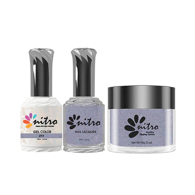 Nitro 3in1 Dipping Powder + Gel Polish + Nail Lacquer, Nitro Collection, NITRO273 OK0924MN