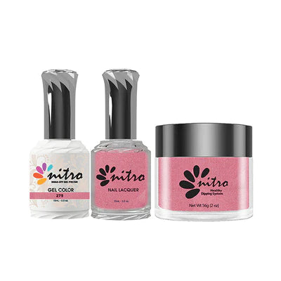 Nitro 3in1 Dipping Powder + Gel Polish + Nail Lacquer, Nitro Collection, NITRO275 OK0924MN