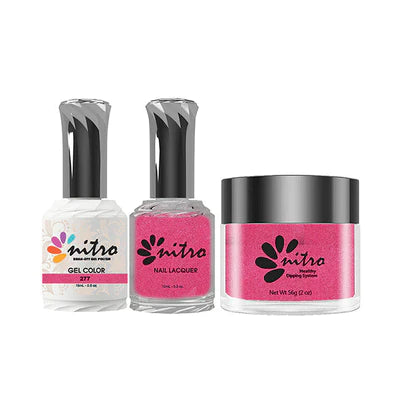 Nitro 3in1 Dipping Powder + Gel Polish + Nail Lacquer, Nitro Collection, NITRO277 OK0924MN