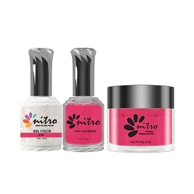 Nitro 3in1 Dipping Powder + Gel Polish + Nail Lacquer, Nitro Collection, NITRO279 OK0924MN