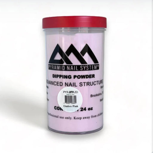 Pyramid 2in1 Acrylic/Dipping Powder, Pink & White Collection, OMB'RE PINK, 24oz OK1110LK
