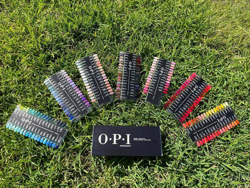 OPI 3in1 Dipping Powder + Gelcolor + Nail Lacquer, Full Line Sample Tips