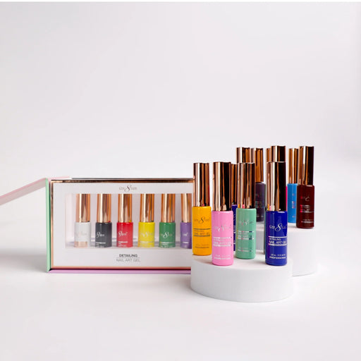 Cre8tion Detailing Gel (18 Colors) - Starter Kit - PRIMARY Collection - 001