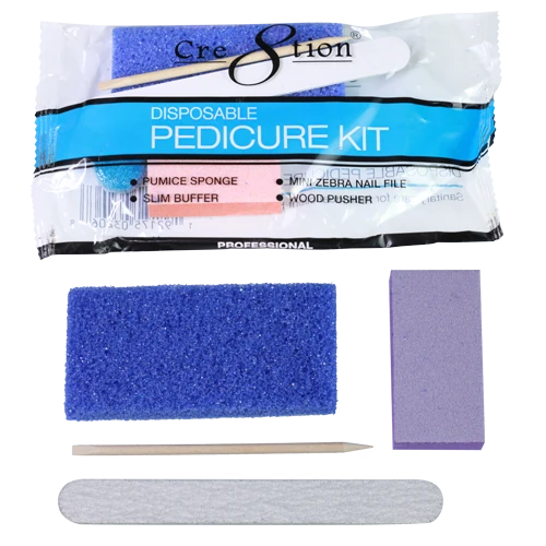 Cre8tion Disposable Pedicure Kit C, CASE (Pk: 200 sets/case)
