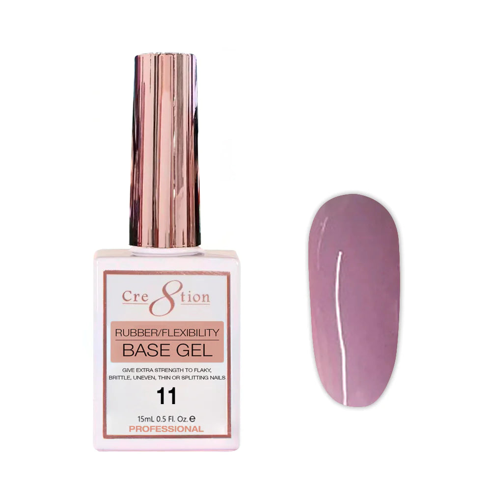 Cre8tion Gel Collection - RUBBERS/ FLEXIBILITY BASE 0.5oz, 11