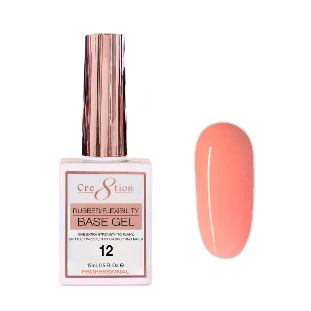 Cre8tion Gel Collection - RUBBERS/ FLEXIBILITY BASE 0.5oz, 12