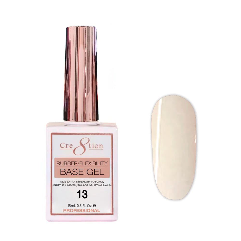 Cre8tion Gel Collection - RUBBERS/ FLEXIBILITY BASE 0.5oz, 13