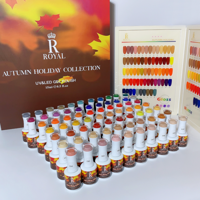 Royal Gel Autumn Holiday Kit 72 Colors