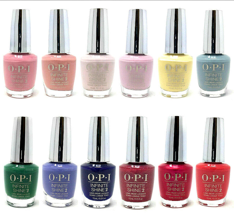 OPI Infinite Shine, Hollywood - Spring Collection 2021, Full Line Of 12 Colors (From ISL H001 To ISL H012), 0.5oz