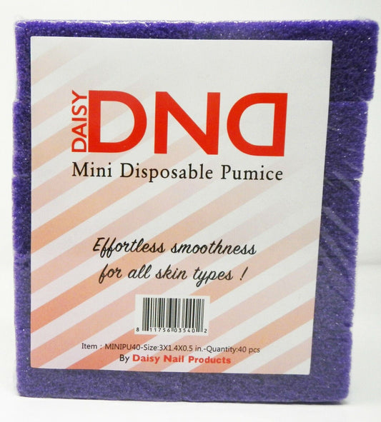 DND Mini Disposable Pumice, PURPLE (Pk: 1,600 pcs/case)