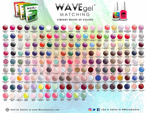Wave Gel Dipping Powder, 2oz, Full line of 121 colors OK0603MN
