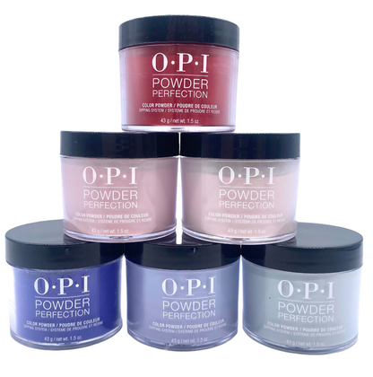 OPI Dipping Powder, Hollywood - Spring Collection 2021, Full Line Of 06 Colors (From H001 To H012), 1.5oz