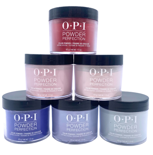 OPI Dipping Powder, Hollywood - Spring Collection 2021, Full Line Of 06 Colors (From H001 To H012), 1.5oz