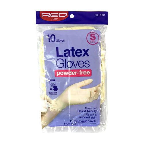 RED Latex Gloves, Powder-Free, size S, 95306 KK