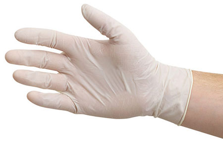 Atlantic Latex Gloves, Powder-Free, size S, 95316 KK