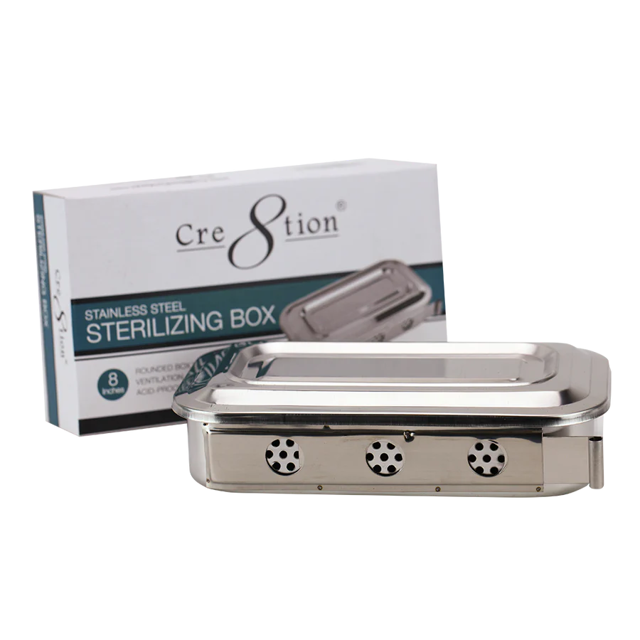 Cre8tion Disinfectant - Stainless Steel Sterilizing Box (Pk: 50 pcs/case)