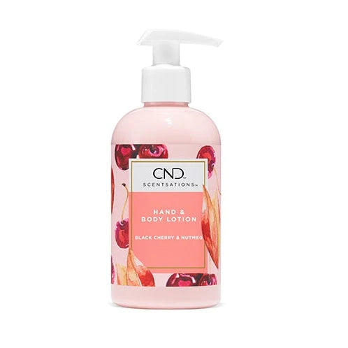 CND Scentsations Hand & Body Lotion, Black Cherry & Nutmeg, 8.3oz, 41213