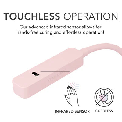 Kiara Beyond Pro Rechargeable Flash Cure Led Lamp, Pink