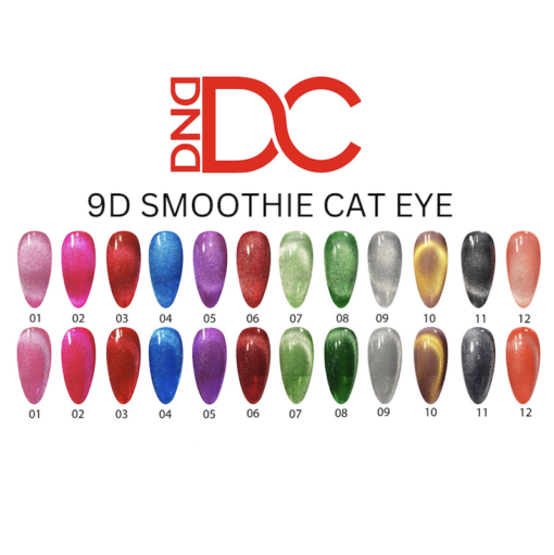 DC Smoothie 9D Cat Eye Collection, Full Line 12 colors (01 - 12)